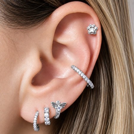 Piercing para Orelha com Patinha - 6ORE364