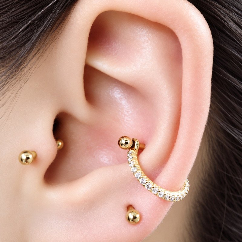 Piercing de Orelha Hélix ou Conch - 6ORE387