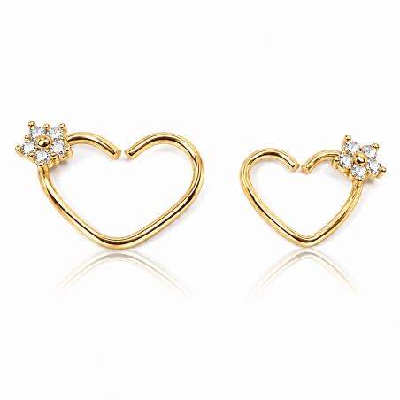Piercing de Orelha Dourado Daith - 6ORE403