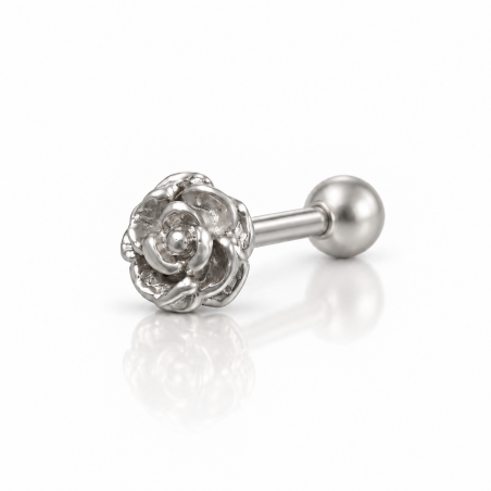 Piercing de Orelha - Rosa -  6ORE447