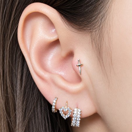 Piercing de Orelha com Adaga - 6ORE512