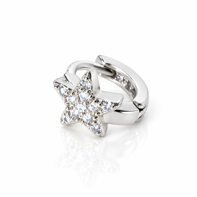 Piercing de Orelha - Argolinha Clicker Divina - 6ORE522