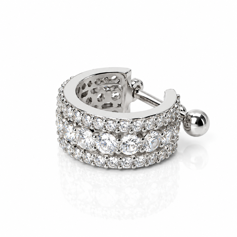 Piercing de Orelha Conch Luxo - 6ORE523