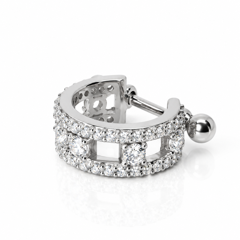Piercing de Orelha Conch Luxo - 6ORE525
