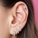 Piercing para Orelha - Margarida em Zircônia - 6ORE539