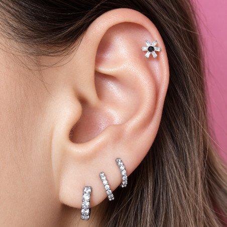 Piercing para Orelha - Margarida em Zircônia - 6ORE539