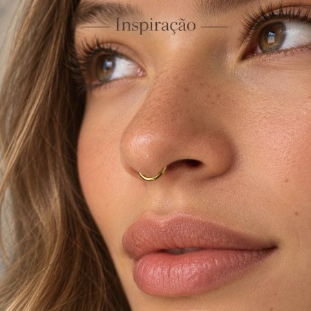 Piercing Argola 1.0mm Segmento Articulado em Titânio - 6ORE553