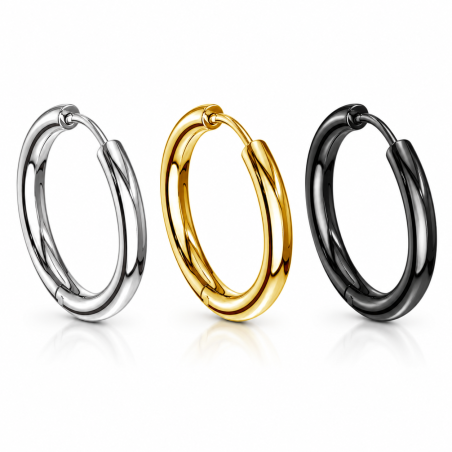 Piercing ou Brinco - Argolinha em Aço - 6ORE595