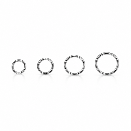 Piercing Argola 0.8mm Segmento Articulado em Aço Cirúrgico - 6ORE611
