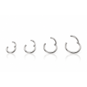 Piercing Argola 0.8mm Segmento Articulado em Aço Cirúrgico - 6ORE611