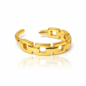 Piercing de Orelha - Chain Style - Conch Clicker em Aço PVD Gold - 6ORE637