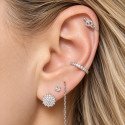 Piercing de Orelha - Serpente em Prata - 6ORE643