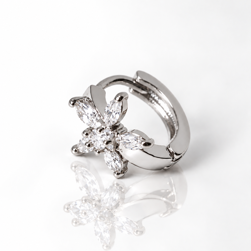 Piercing de Orelha Argolinha - Margarida - 6ORE652