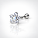Piercing de Orelha Rook ou Christina  - Florzinha em Titânio - 6ORE656