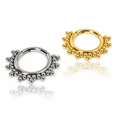 Piercing para Orelha Daith ou Septo - Indiano - 100% Titânio - 6ORE672