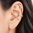 Piercing de Orelha - Cluster Zircônias Divinas - 6ORE747