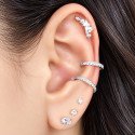 Piercing de Orelha - Cluster Zircônias Divinas - 6ORE747