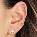 Piercing de Orelha - Cluster Arco Zircônias - 6ORE754