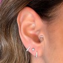 Piercing Labret Barrinha com Corrente - 100% Titânio - Natural ou PVD Gold - 6ORE863