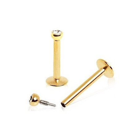 Piercings Tragus PVD Gold - 7TRG15