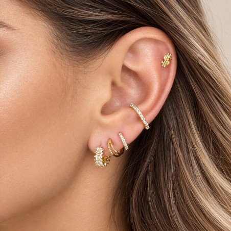 Piercing para Orelha - Cifrão em Prata 925 - 6ORE922