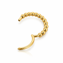 Piercing para Daith ou Septo - Argolinha Clicker com Bolinhas - Aço Cirúrgico - 6ORE949
