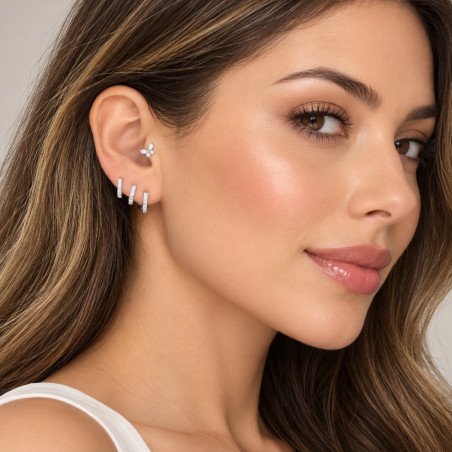 Piercing Labret Borboleta Luxuosa em Titânio - 6ORE957