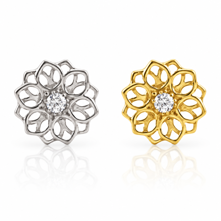 Piercing Flor Mandala em Titânio - 6ORE962
