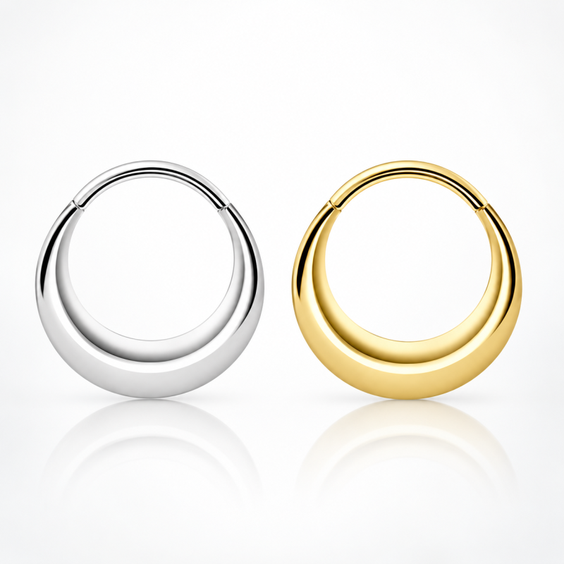 Piercing Argola Clicker Thickness - Titânio - 6ORE965