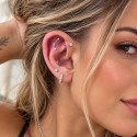 Piercing Labret Constelação com Zircônias em Titânio - 6ORE968