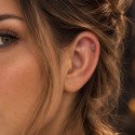 Piercing para Orelha - Relíquias da Morte - Coleção Harry Potter - Titânio - 6ORE972
