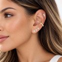 Piercing Labret Marroquina Navel com Zircônias em Titânio - 6ORE976
