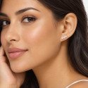 Piercing Labret Marroquina Square com Zircônias em Titânio - 6ORE977