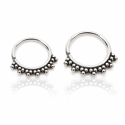Piercing para Daith ou Septo - Argolinha Tribal de Torção - Aço Cirúrgico - 6ORE990