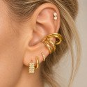 Piercing para Orelha Ear Cuff Fake Liso – Brilhe sem Furo - 6ORE1043