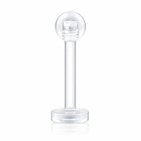 Piercings Labret para Queixo ou Orelha - Bioflex / Bioplast - 10QUE11