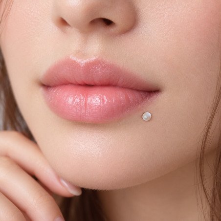 Piercings Labret para Queixo ou Orelha - Bioflex / Bioplast - 10QUE11