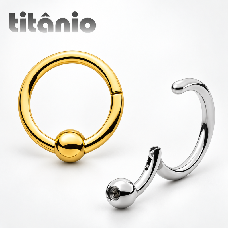 Piercing Captive Clicker em Titânio - 11CAP08