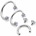 Piercing Twist Ferradura Zircônia - 12TWS10