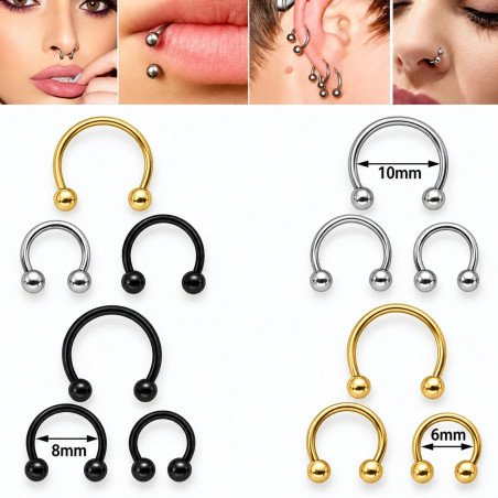 Piercing Ferradura - Twist - 12TWS14
