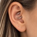 Piercing Twist - Ferradura com Zircônias - 12TWS16
