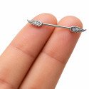 Piercing para Mamilo - Asinhas com um Cristal - 14MAM23