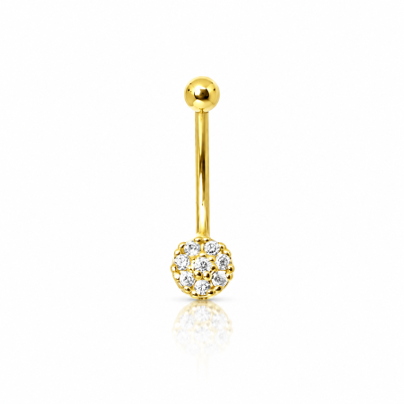 Piercing Rook / Íntimo Dourado Genital - Christina - 18INT13