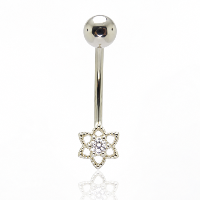 Piercing Rook / Íntimo Genital - Christina - Flor de Lótus - 18INT25