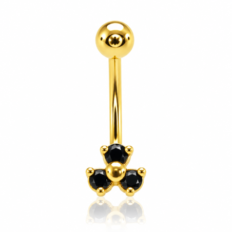 Piercing Rook / Íntimo Genital Banhado a Ouro - Trillion - Christina - 18INT29