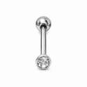 Piercing de Tragus em Titânio Ponto de Luz SWAROVSKI Via Láctea- 7TRG52