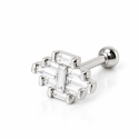 Piercing de Tragus - 100% Aço - Art Deco - 7TRG81