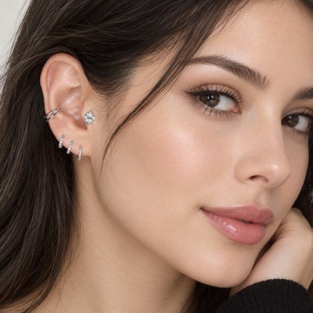 Piercing de Tragus - 100% Aço - Art Deco - 7TRG81
