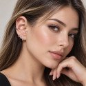 Piercing de Tragus - 100% Aço - Cruz - 7TRG82