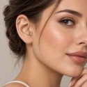Piercing de Tragus Labret - Coroa de Zircônia  - Titânio - 7TRG93